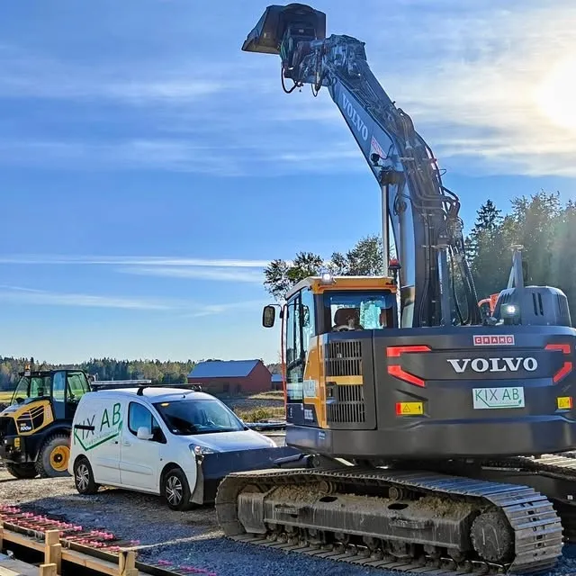 KIX AB gräver husgrund i Örebro